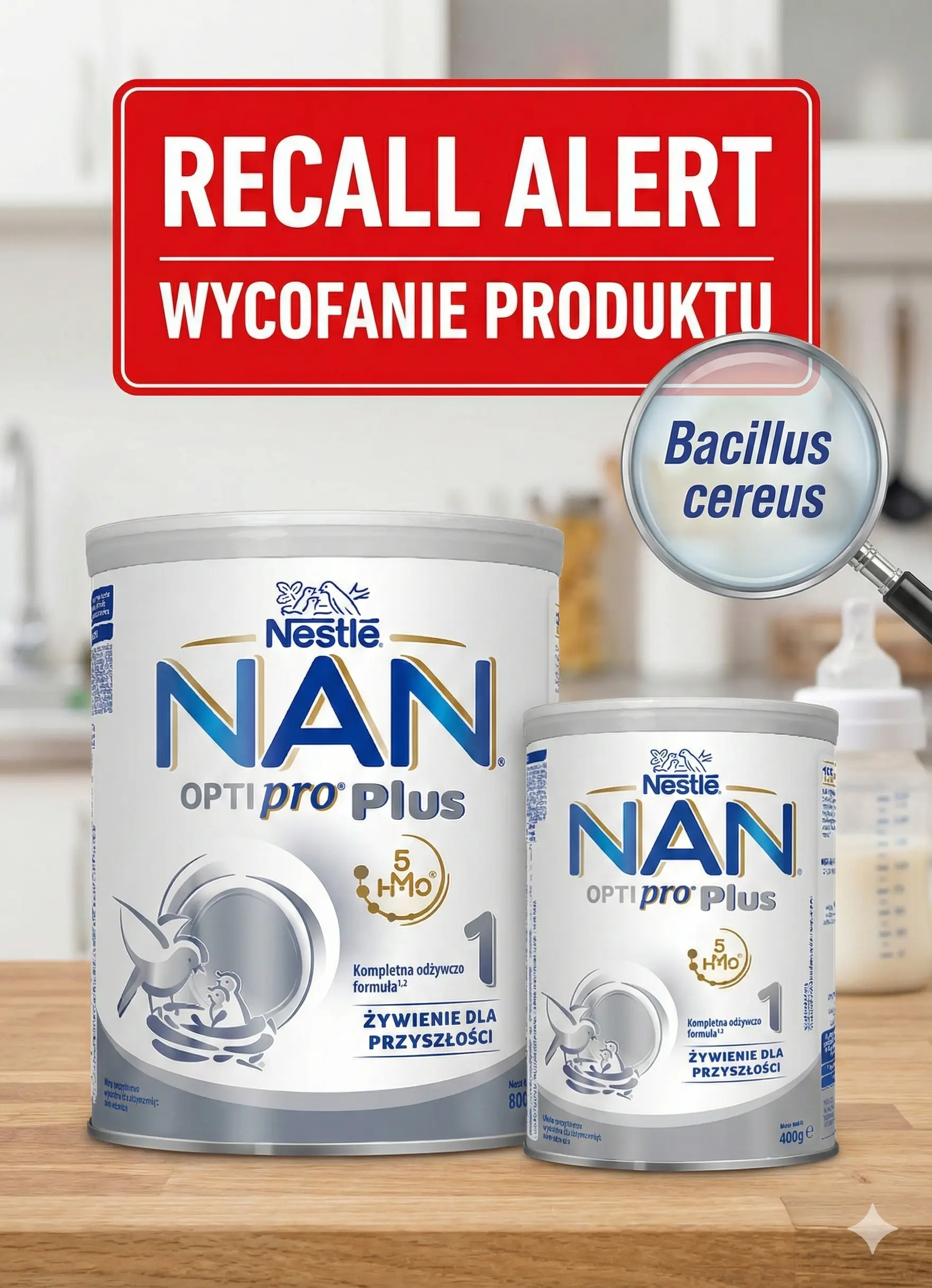 Nestle NAN OPTIPRO PLUS 1 wycofane